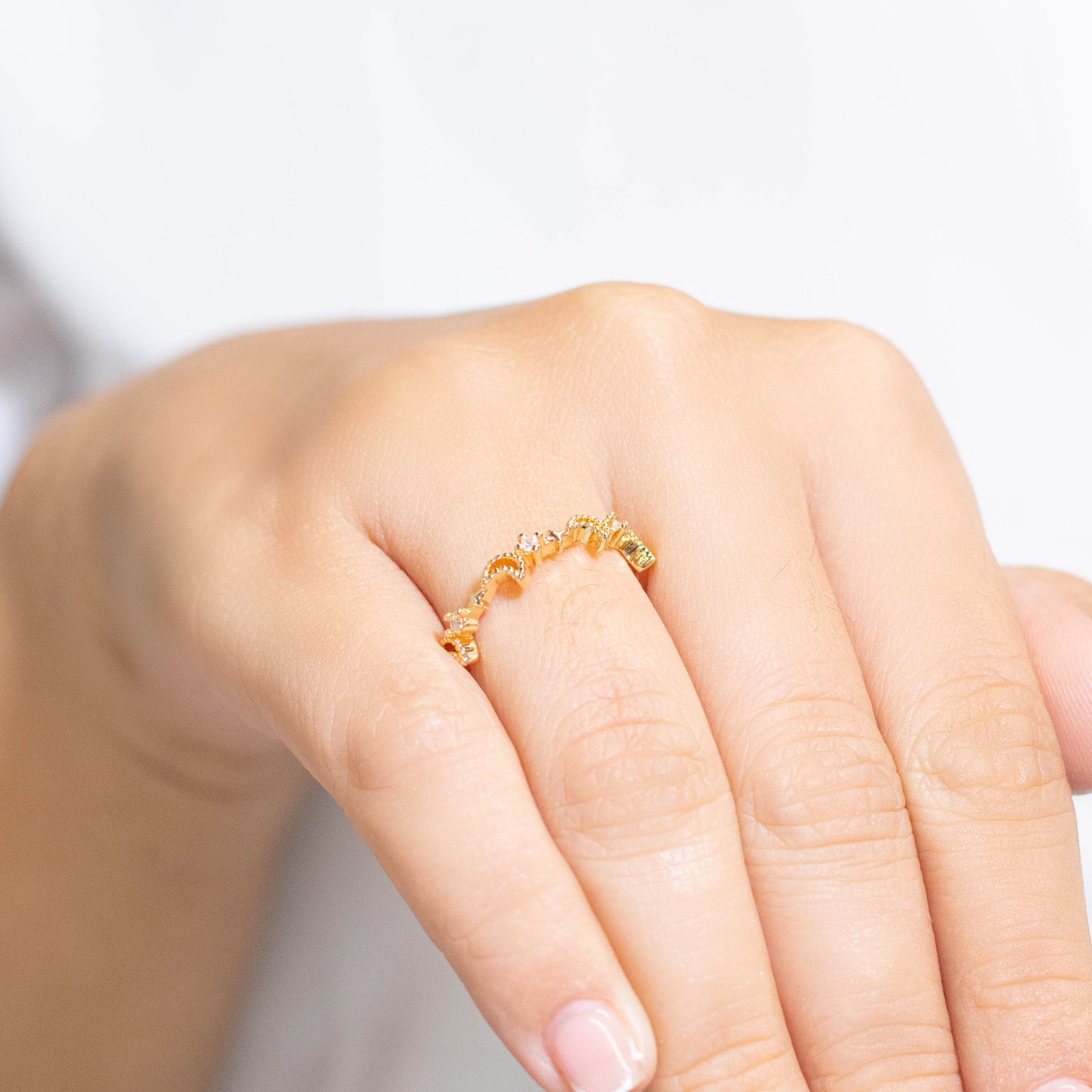 Anillo lunas estrellas Amulí