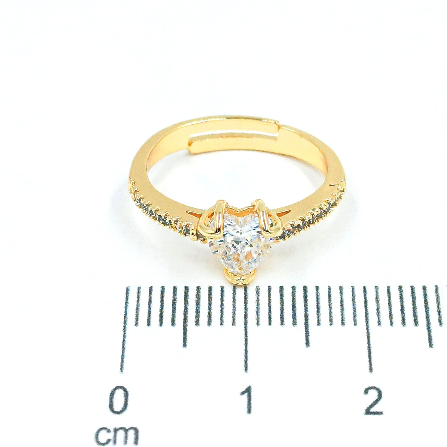 Anillo argolla zircón