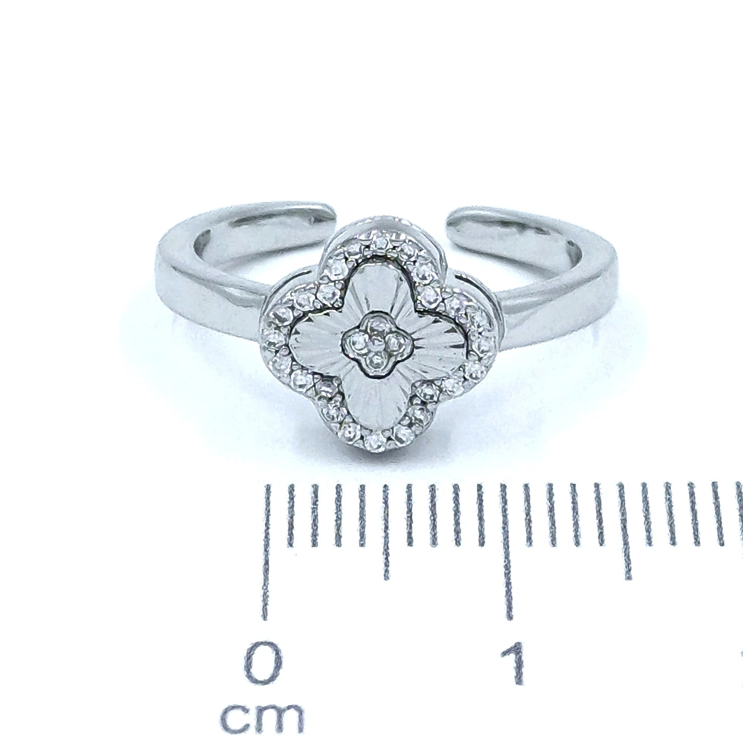 Anillo van cleef micro zircón P