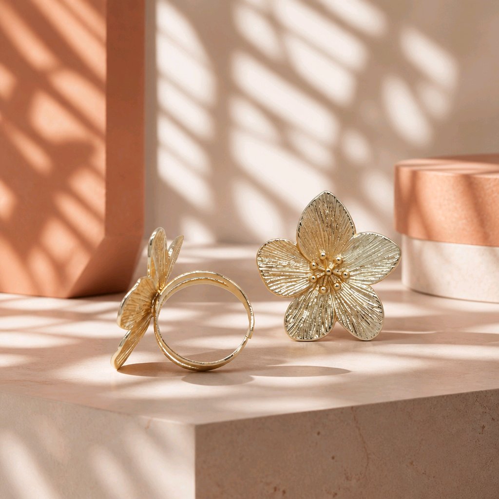 Anillo maxi flor