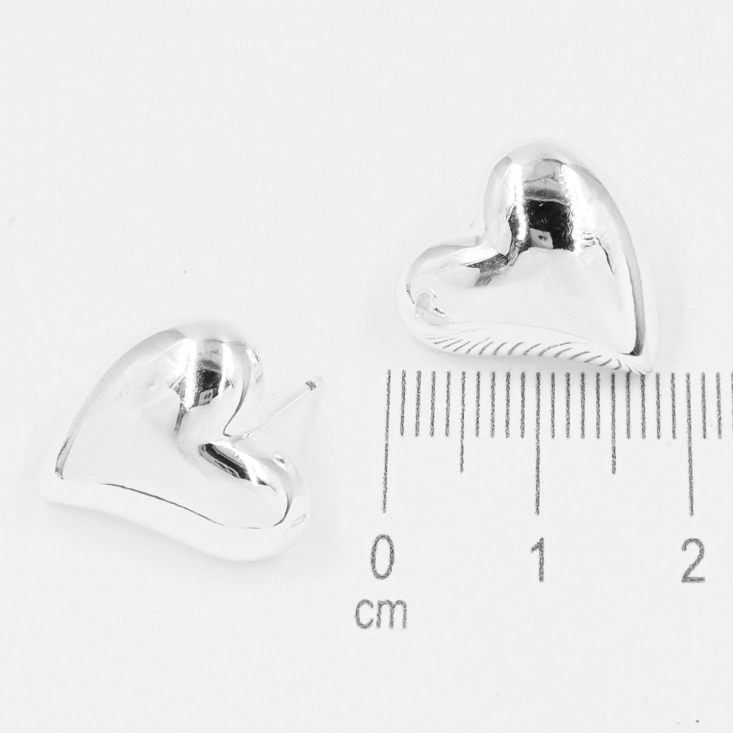 Arete corazon liso P
