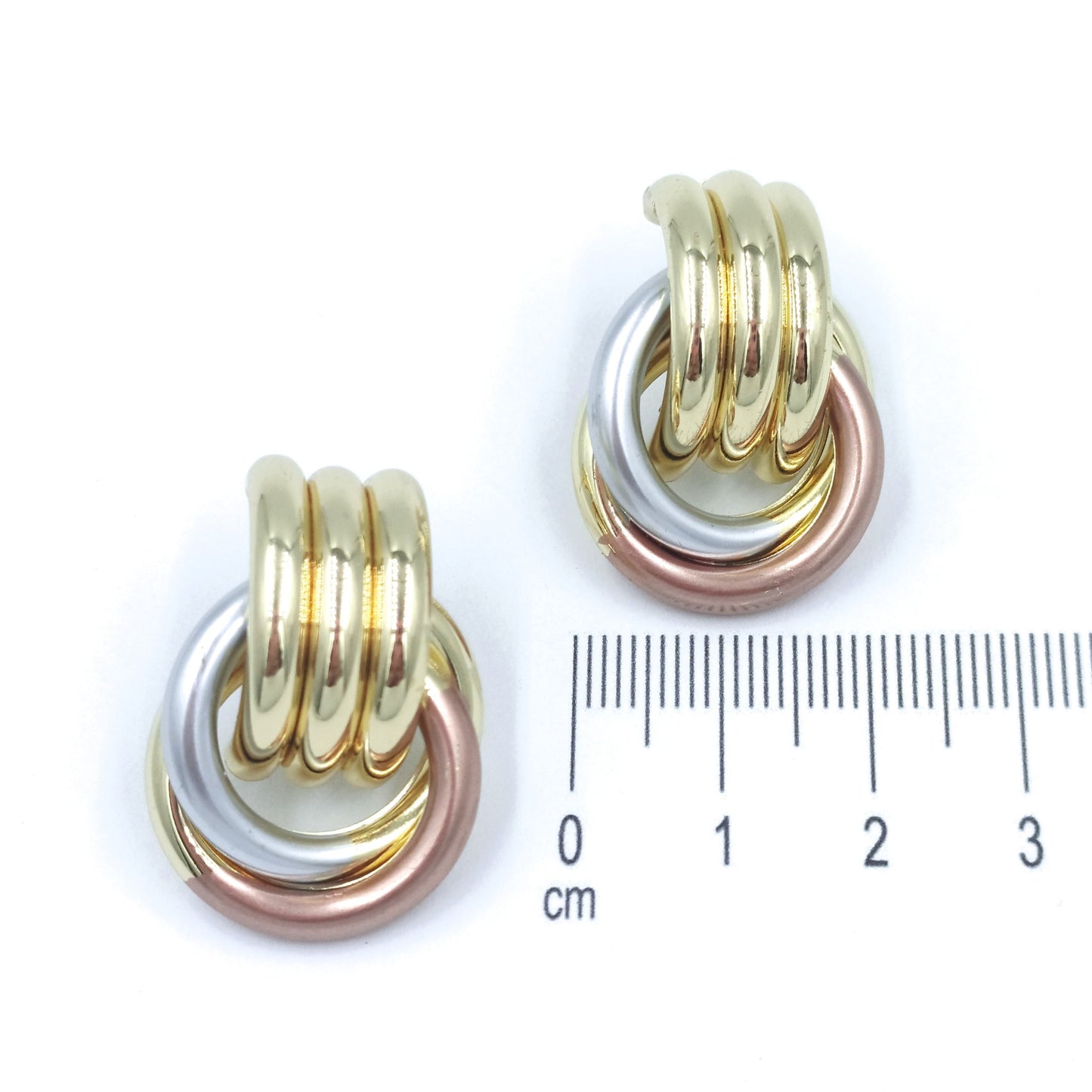 Arete aro esmaltado