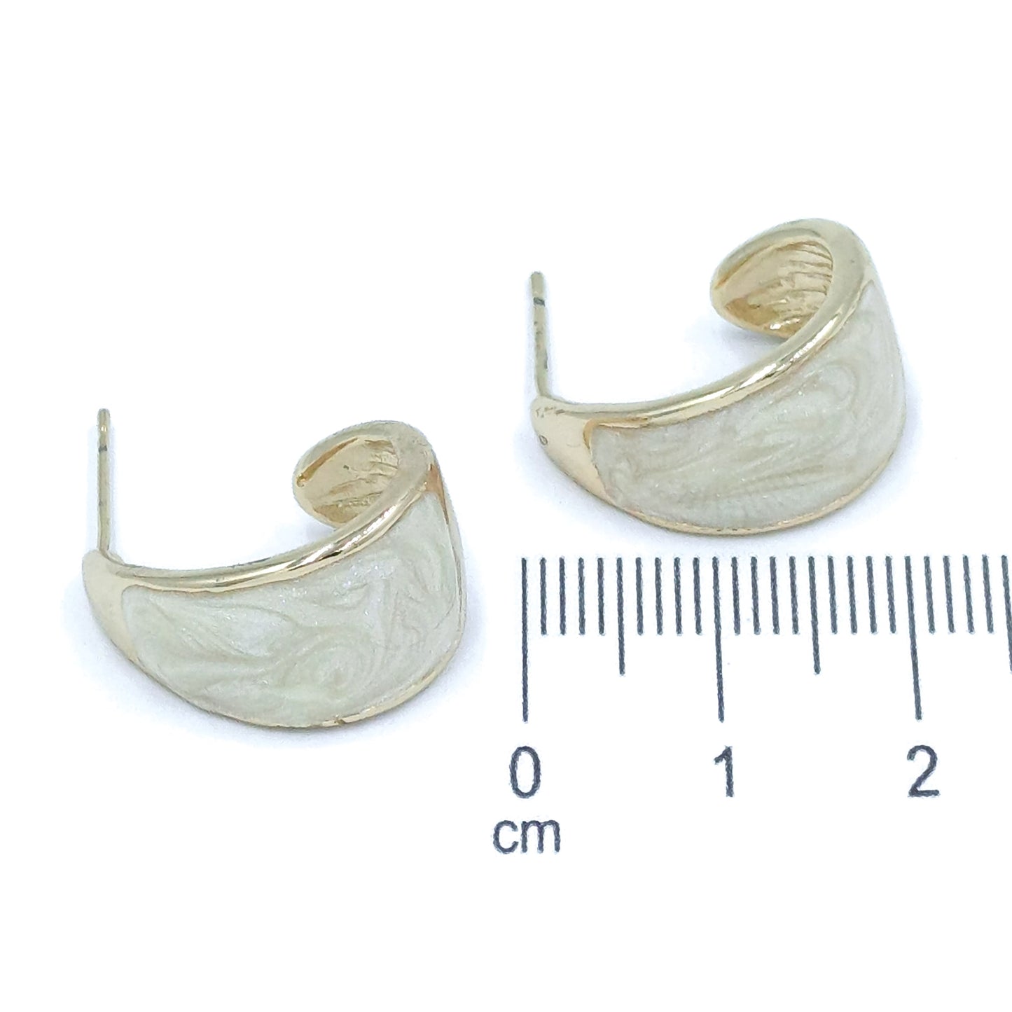 Arete candonga perlada