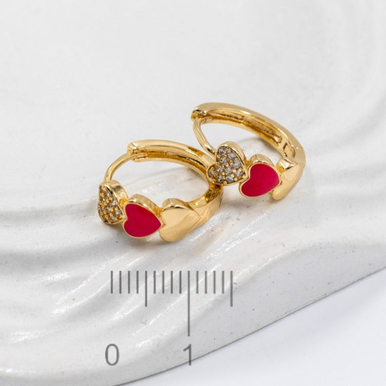 Candonga pequeña tres corazones (1,5cm)Amulí