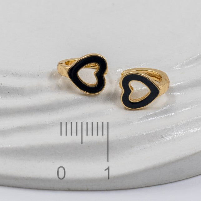Candonga pequeña silueta corazon (1,2cm)Amulí