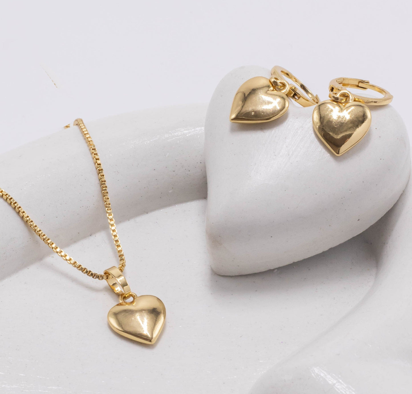 Duo corazon liso