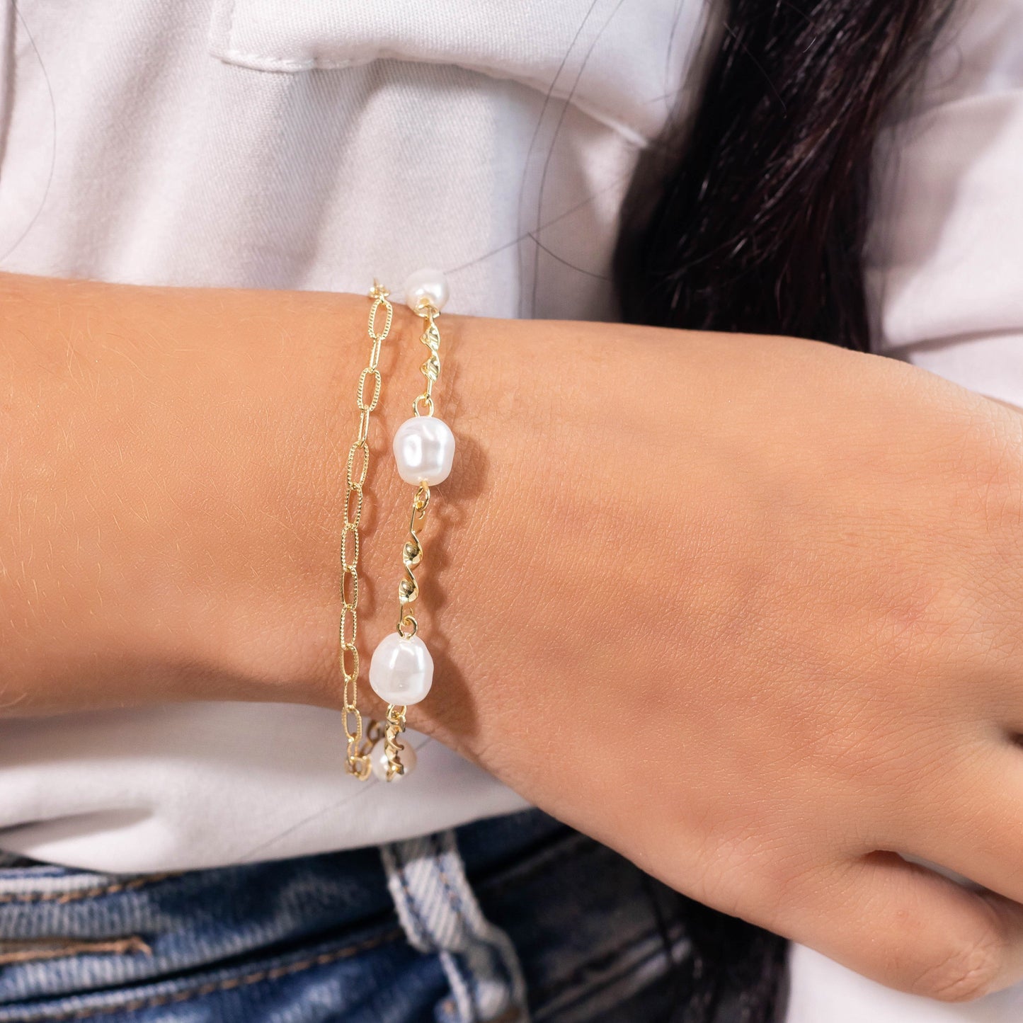 Pulsera perlas
