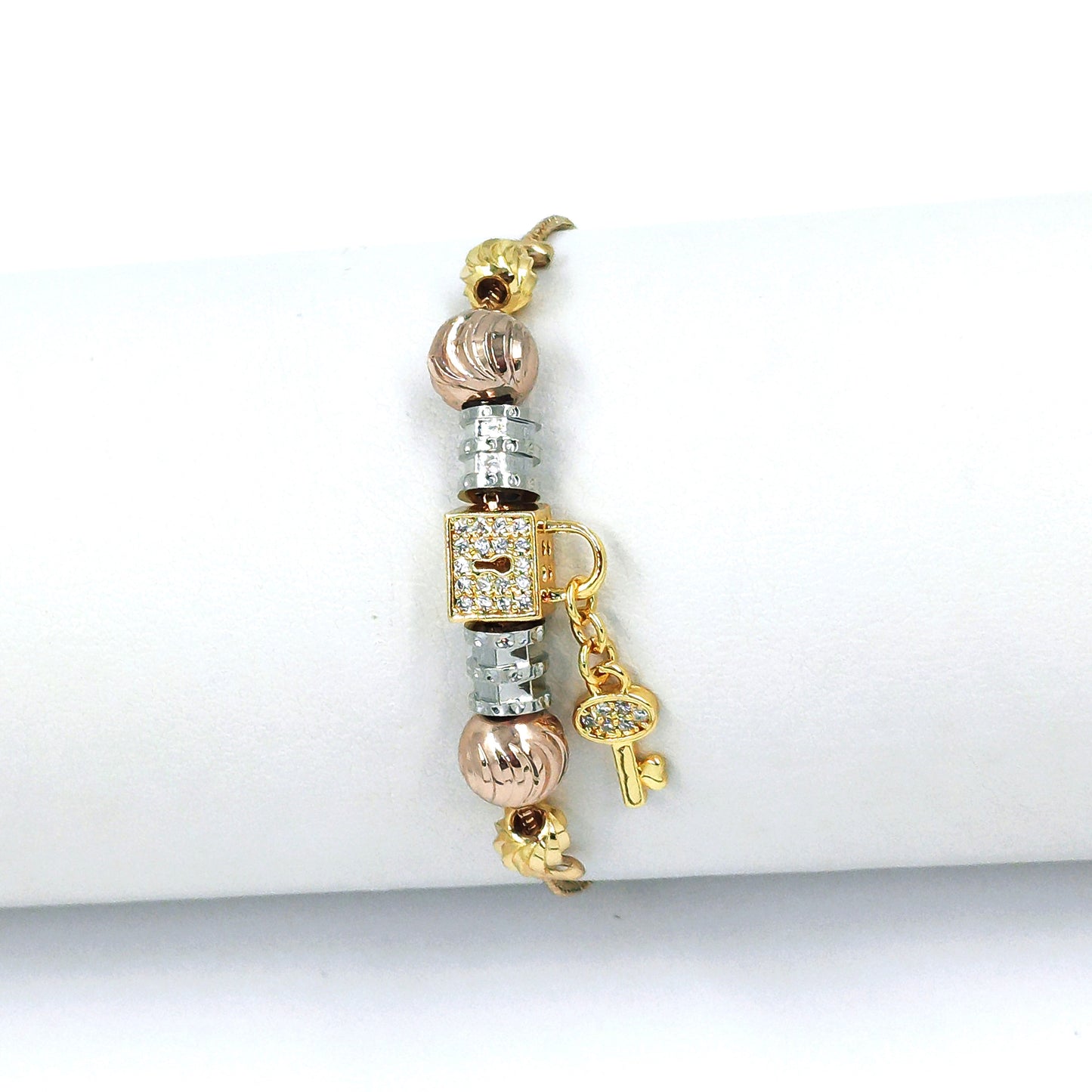 Pulsera tres oros