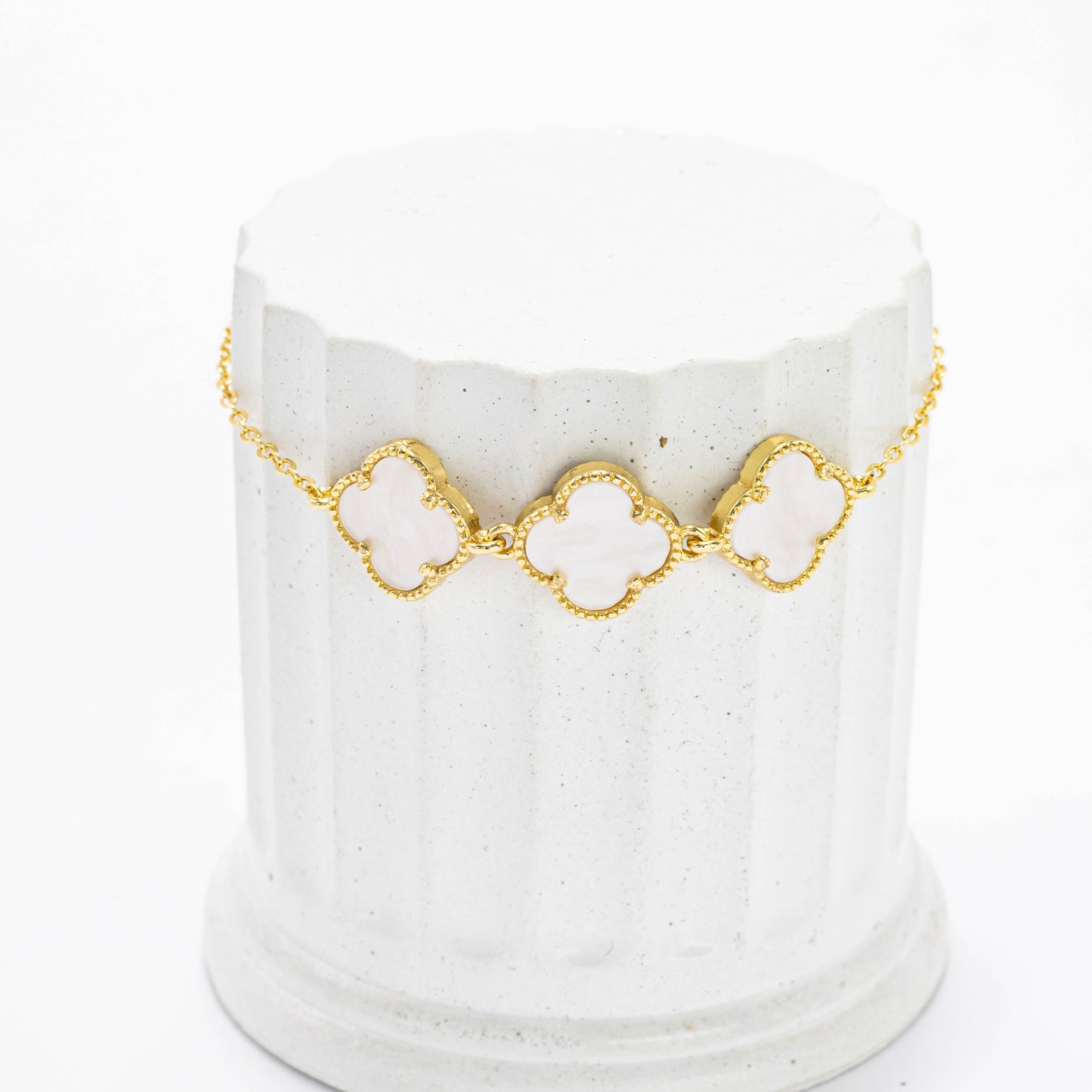 Pulsera van cleef blanco