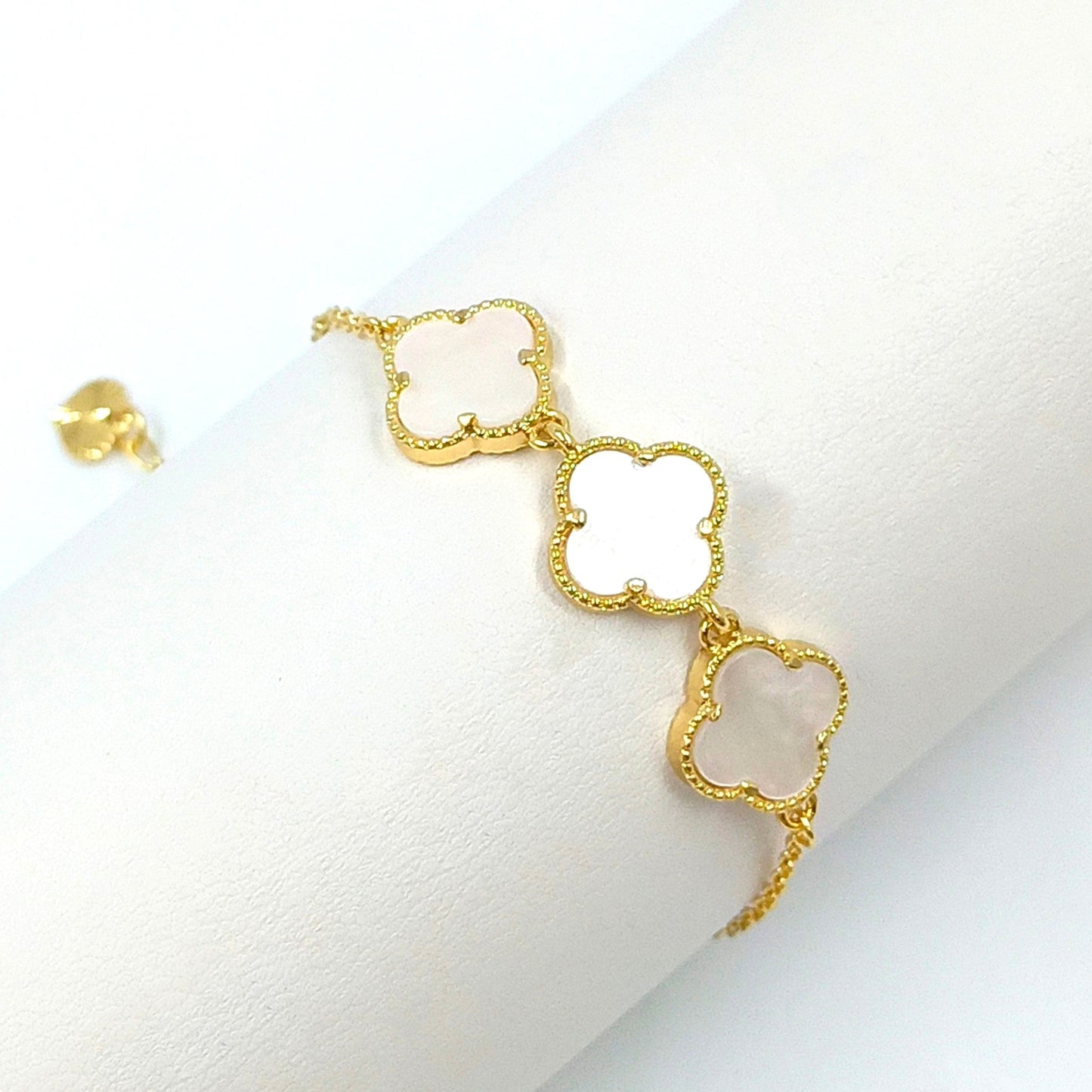 Pulsera van cleef blanco