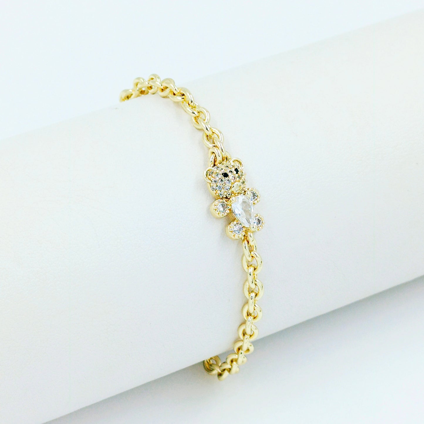 Pulsera oso zircón