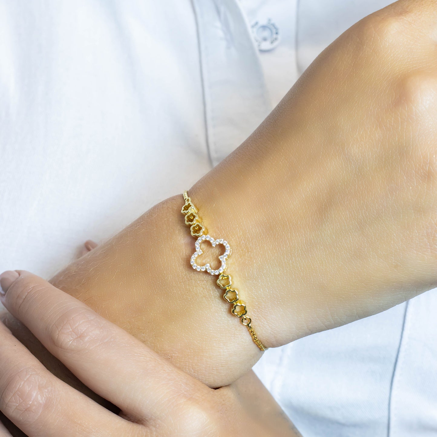 Pulsera silueta van cleef