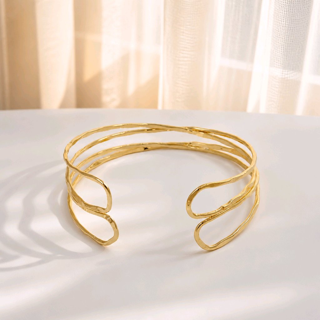 Pulsera brazalete doble