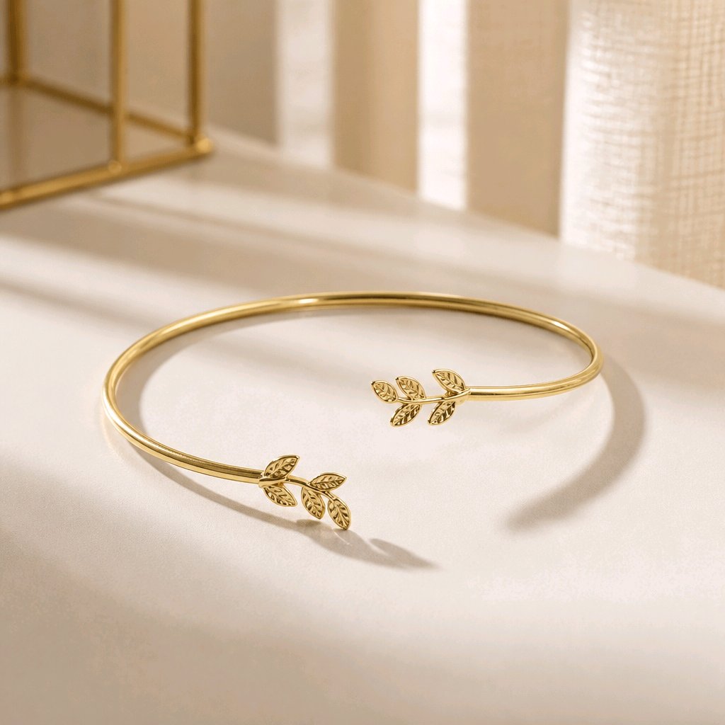 Pulsera brazalete espigas mini
