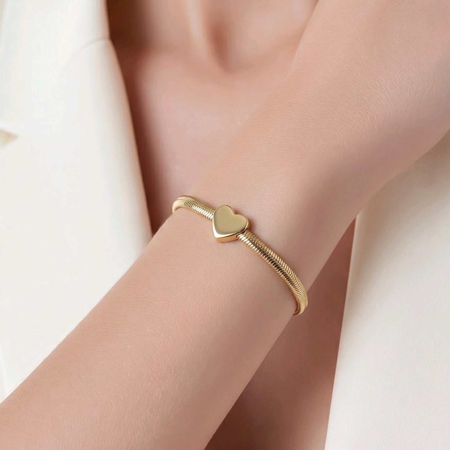 Pulsera snake corazón