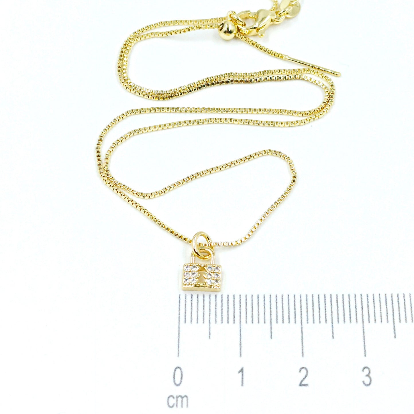 Collar rodio Sol