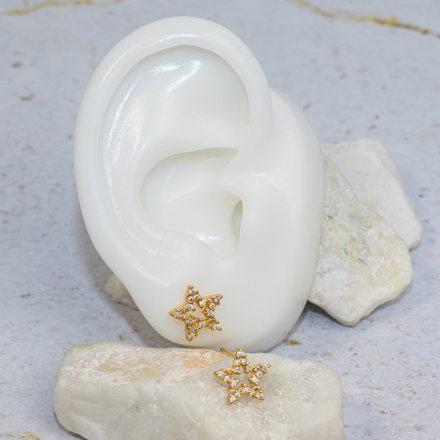Topo estrella microzircones (9mm) Amulí