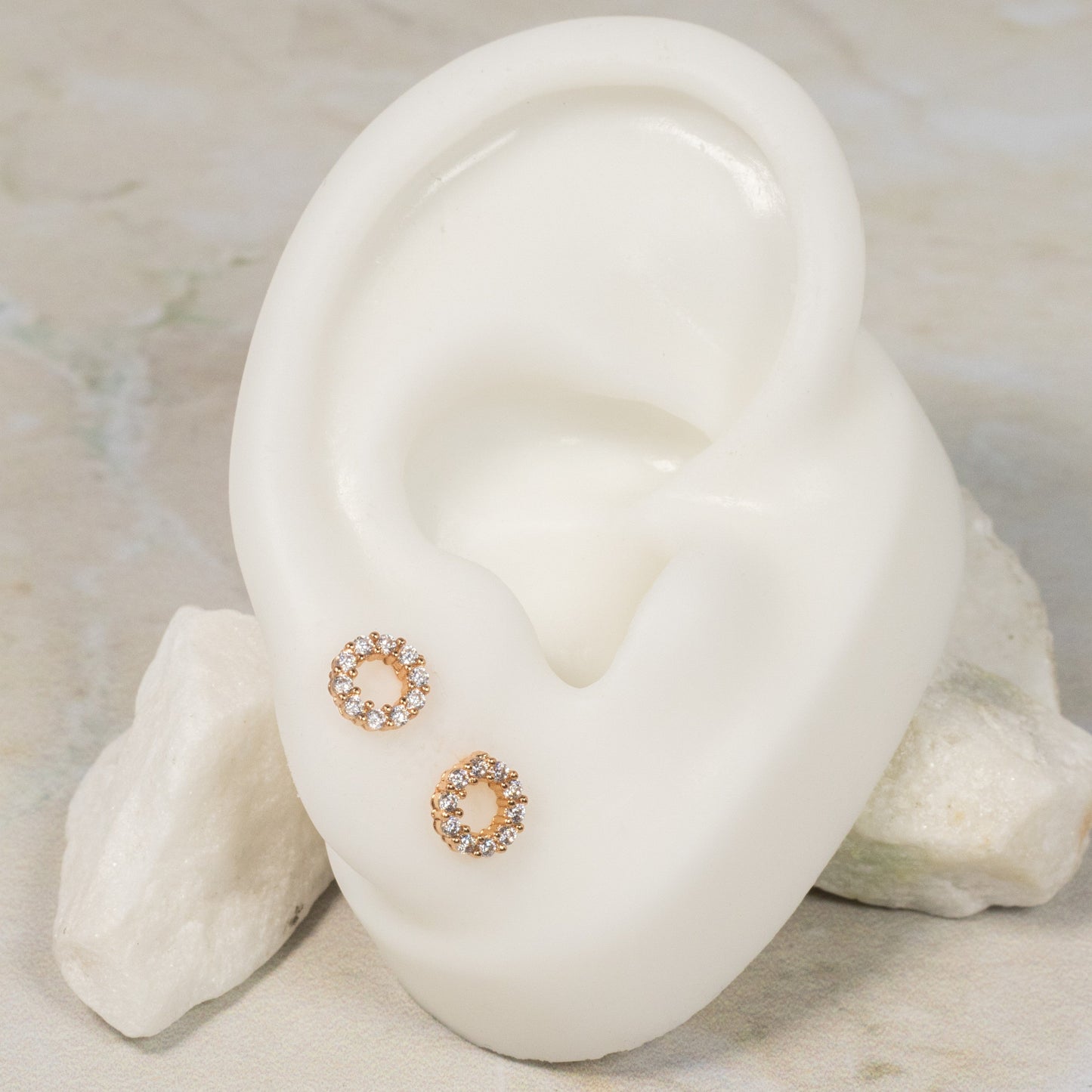 Topo seguridad aro microzircones