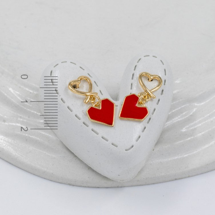 Topo dije corazon lego (2cm)Amulí