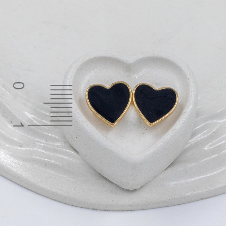 Topo corazon esmaltado (1,1cm)Amulí