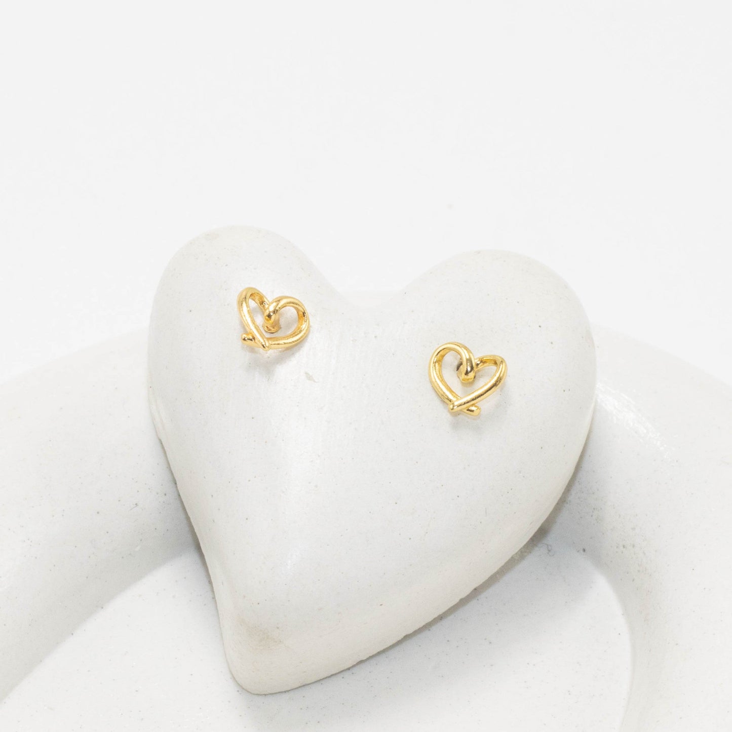 Topo silueta mini corazon