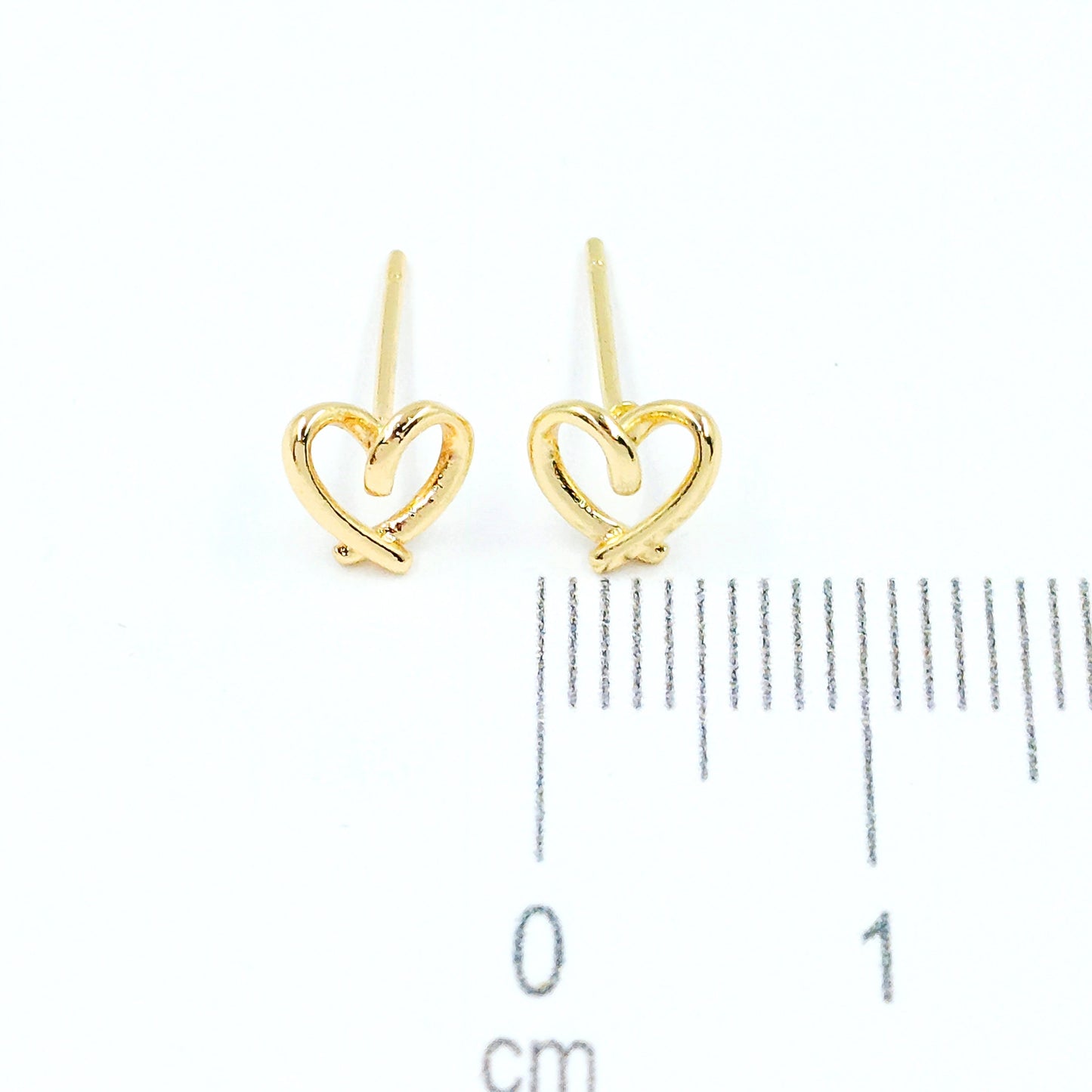 Topo silueta mini corazon