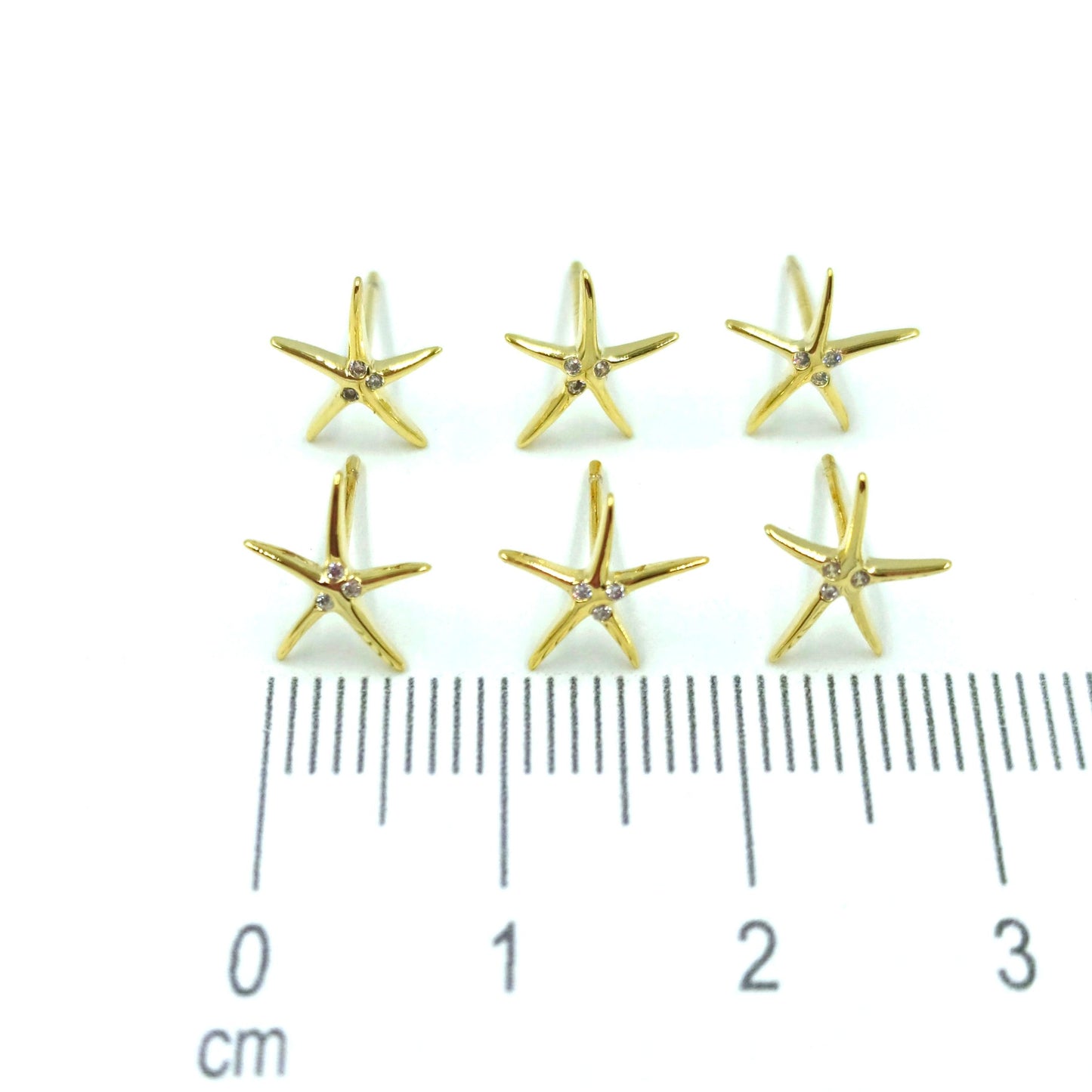 Topo trío estrellas de mar