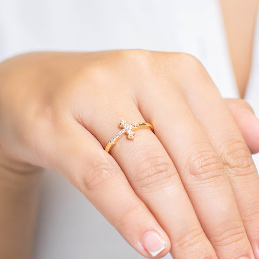 Anillo cruz  Amulí