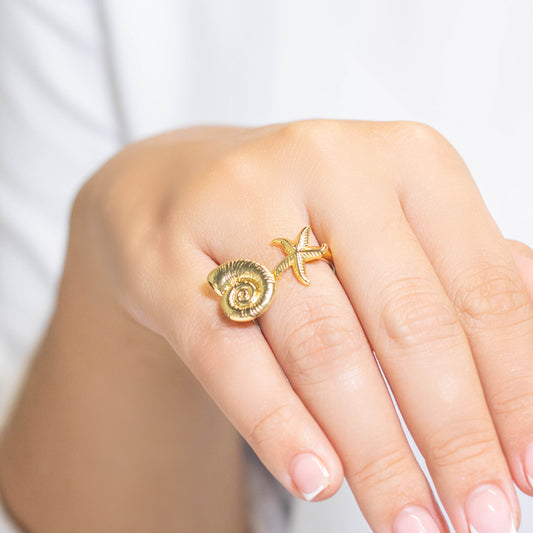 Anillo caracol  Amulí
