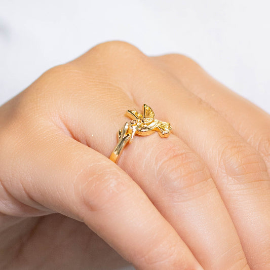 Anillo colibrí  Amulí