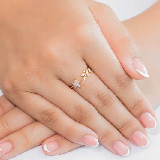 Anillo rosa  Amulí