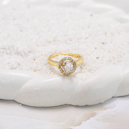 Anillo aro microzircones