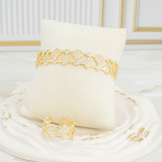 Pulsera + anillo set van cleef