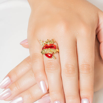 Anillo corazón de Jesús