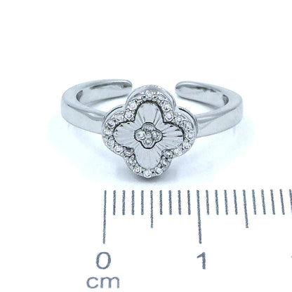 Anillo van cleef micro zircón P