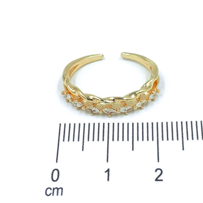 Anillo doble espiral