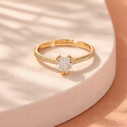 Anillo argolla corazón