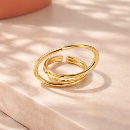 Anillo anillo abstracto