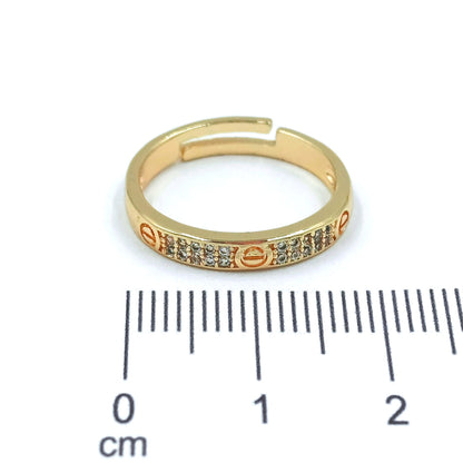 Anillo Cartier micro zircón