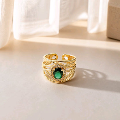 Anillo esmeralda