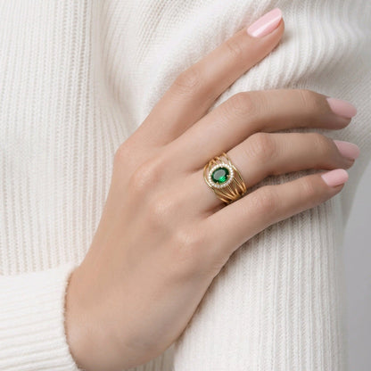 Anillo esmeralda