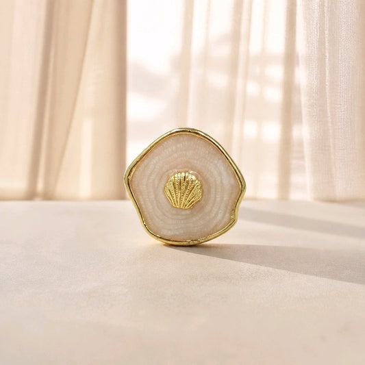 Anillo nacarado concha