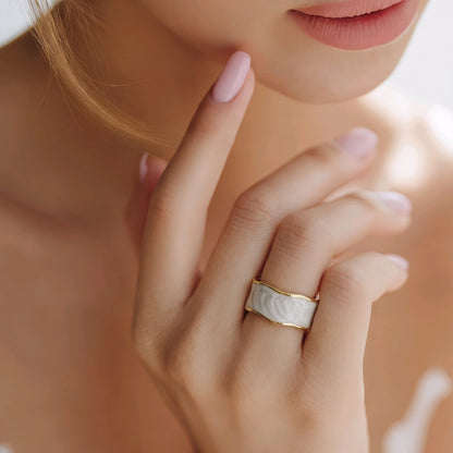 Anillo perlado