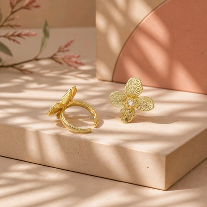 Anillo flor