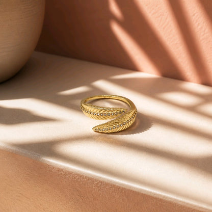 Anillo hoja