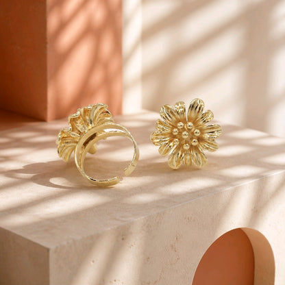Anillo maxi flor