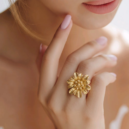 Anillo maxi flor