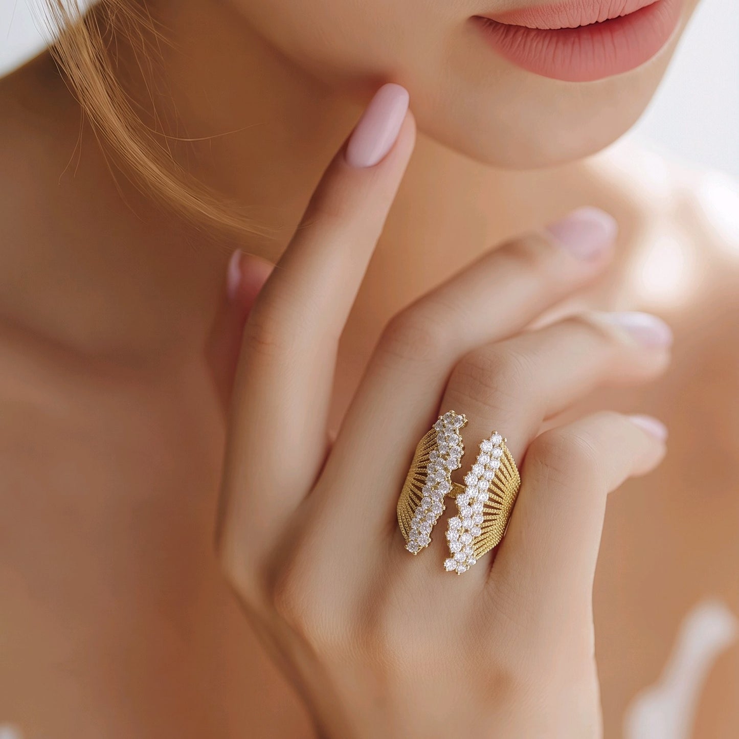 Anillo maxi zircón