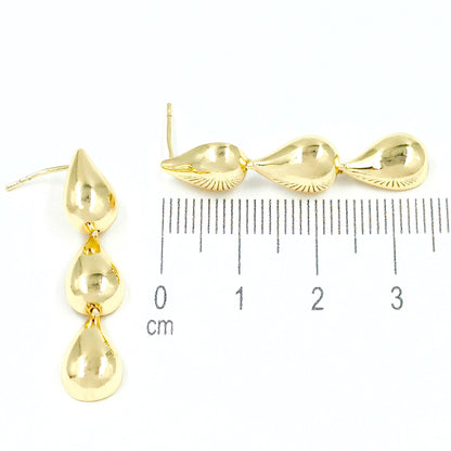 Arete gotas dijes