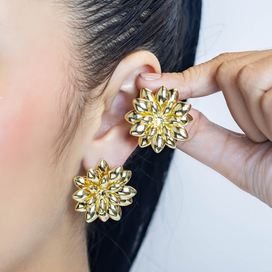 Arete flor 